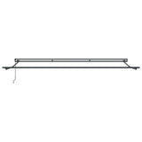 Awning Frame Brown 500 x 300 cm Polyester with PU coating 3331239