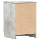 Bedside Cabinet Concrete Grey 38x35x56 cm Engineered Wood 800458