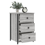 Bedside Cabinets 2 pcs Grey Sonoma 40x36x60 cm Engineered Wood 826000