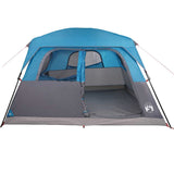 Family Tent Cabin 6-Person Blue Waterproof 94546