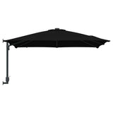Garden Parasol Black 248.5 x 247.5 x 160 cm Polyester and Steel 42003257