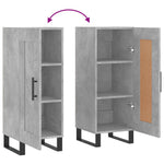 ZNTS Sideboard Concrete Grey 34.5x34x90 cm Engineered Wood 830472