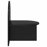 Bedside Table 2 pcs Black Oak 48 x 49 x 65 cm Engineered Wood 8001116