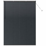 Venetian Blinds Height Adjustable Black 220 x 155 cm Aluminium 42006183