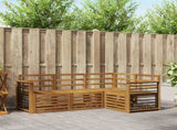 Sofa Sets 4 pcs Natural Solid Acacia Wood 3374739