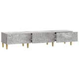 TV Cabinet 147 x 34.5 x 30 cm Concrete Grey Engineered Wood 895168
