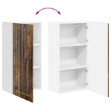 Wall Cabinet LUCCA Smoked Oak 50 x 31 x 100 cm Engineered Wood 885130