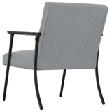 Armchair Light Grey 59 x 75 x 78 cm Fabric 42017690