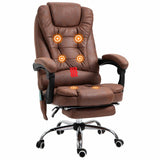 Heated 6 Points Vibration Massage Executive Office Adjustable Swivel Ergonomic High Back Desk T3398P328229