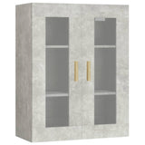 Hanging Wall Cabinet Concrete Grey 69.5x34x90 cm 812280