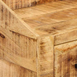 Bedside Cabinet Brown 40 x 30 x 30 cm Solid Mango Wood 374094