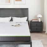 Mattress White and Grey 140 x 190 cm Pocket Spring 4106374