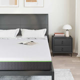 Mattress White and Grey 140 x 200 cm Pocket Spring 4106375