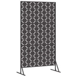 Privacy Screen 100 x 50 x 180 cm Steel Black 868577