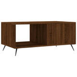 Coffee Table Brown Oak 90x50x40 cm Engineered Wood 829187