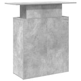 Reception Desk Concrete Grey 100x40x104 cm Engineered Wood 859054