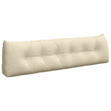 Back Pillow Cream 180 x 24 x 50 cm Fabric 42014564
