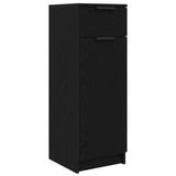 Bathroom Furniture Set 5 pcs Black Oak Engineered Wood 3416115