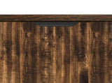 Bathroom Cabinet with Drawer Smoked Oak 39.5 x 36 x 88 cm 883399