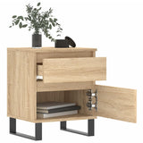Bedside Cabinet Sonoma Oak 40x35x50 cm Engineered Wood 830690