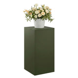 Plant Stand Olive Green 30 x 30 x 60 cm Weathering Steel 8012480