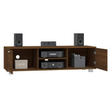 TV Cabinet Brown Oak 140x40,5x35 cm Engineered Wood 342628