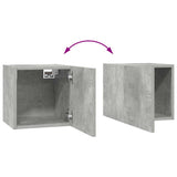 8 Piece TV Cabinet Set Concrete Grey Engineered Wood 3079143