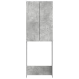 Toilet Cabinet ARNHEM Concrete Grey 66 x 25.5 x 190 cm 896698
