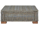 Coffee Table GENDT Natural Rattan Kubu Grey 67 x 60 x 30 cm 42034399