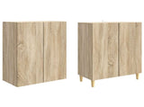 Cabinet Set 2 pcs 66 x 34.5 x 90 cm Engineered Wood 3416540