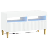 LED TV Cabinet White Engineered Wood 896775