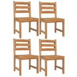 5 Piece Garden Dining Set Solid Wood Teak 3157183