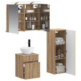 Bathroom Furniture Set 4 pcs Artisan Oak 3407462