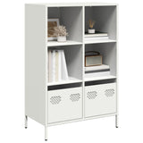 Highboard White 68x39x103.5 cm Steel 851387