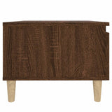 Side Tables 2 pcs Brown Oak 50x46x35 cm Engineered Wood 819515