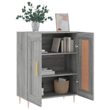 Sideboard Grey Sonoma 69.5x34x90 cm Engineered Wood 830186