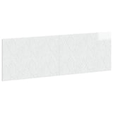Wall-Mounted Headboard DELFT High Gloss White Engineered Wood 897169