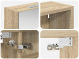 Bathroom Cabinet Set 3 pcs 130 x 14.5 x 70 cm Engineered wood 3403770