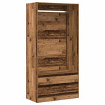 Wardrobe Old Wood 100x50x200 cm Engineered Wood 3318626