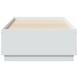 Bed Frame without Mattress White 75x190 cm Small Single 3209758