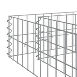 Gabion Raised Bed Galvanised Steel 800x100x20 cm 151317