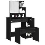 Dressing Table Set Black 86.5x35x136 cm 3114148