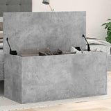 Storage Box Concrete Grey 100x42x46 cm Engineered Wood 840663
