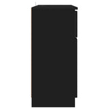 Sideboard with Drawer Black 100 x 30 x 65.6 Engineered Wood 888788