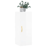 Wall Mounted Cabinet High Gloss White 34.5x34x90 cm 828838