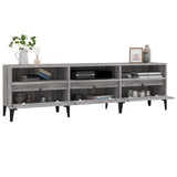 TV Cabinet Grey Sonoma 150x30x44.5 cm Engineered Wood 831923