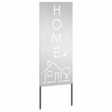 Garden Privacy Screen Silver 50 x 140 cm Stainless steel 876340