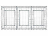 Gabion Raised Bed 2 pcs Silver 3422225