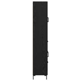 Highboard Black Oak 69.5 x 34 x 180 cm Engineered Wood 3416137