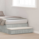 Bed Drawers Concrete Grey 80 x 36.5 x 16.5 cm Engineered Wood 866926